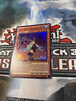 Yu-Gi-Oh! Chocolate Magician Girl Secret Rare Holo MVP1-EN052 1st Ed C15 3 - Image 4