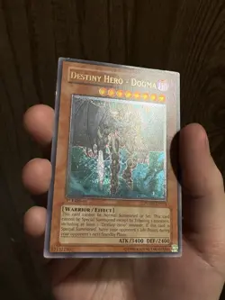Yu-Gi-Oh! Destiny Hero - Dogma POTD-EN014 (UtR) 1st Edition LP - Image 5