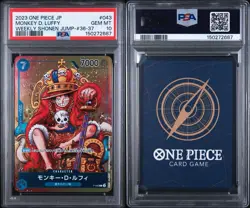 One Piece Monkey D. Luffy King Luffy P-043 Shonen Jump #36-37 Japanese PSA 10 - Image 3
