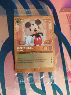 Disney Lorcana Mickey Mouse/Micky Maus True Friend Promo 36/P2 EN Foil Sealed NM - Image 2