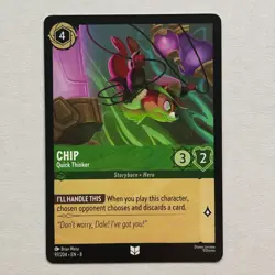 Chip 97/204 Disney Lorcana Reign of Jafar Regular Uncommon Card NM - Image 1