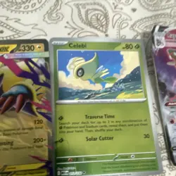 Mega Lucario EX, Rayquaza VMAX, Celebi 3-Card Foil Lot English Rapid Strike - Image 3