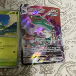 Mega Lucario EX, Rayquaza VMAX, Celebi 3-Card Foil Lot English Rapid Strike - Image 4