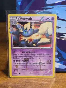 Meowstic Holo Generations: Radiant Collection RC15/RC32 Uncommon NM Pokemon - Image 1