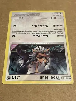 TYPE: NULL 89/111 Holo Foil Rare Card Pokemon TCG Crimson Invasion - Image 2