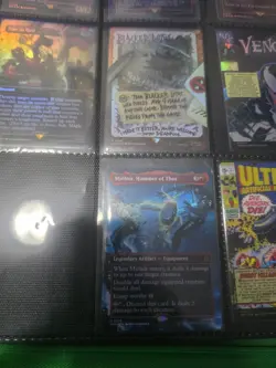 mjolnir, hammer of thor - scene card foil magic the gathering/MTG mythic rare - Image 1