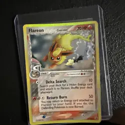Pokemon TCG Flareon 5/113 - Ex Delta Species Holo Rare MP - Image 1