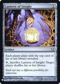 Lantern of Insight - Near Mint MTG Mystery Booster Retail Edition Foils - Image 1
