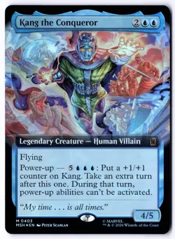 Kang the Conqueror (Extended Art) MSH 403 Magic: The Gathering Foil Mythic NM - Image 1