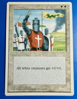 1 BANNED MTG Magic The Gathering Crusades | Fourth Edition 4ED | NM - Image 1