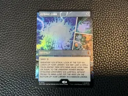MTG Cosmic Cube Borderless Showcase (Foil) #312 Marvel Super Heroes NM - Image 1