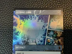 MTG Cosmic Cube Borderless Showcase (Foil) #312 Marvel Super Heroes NM - Image 4