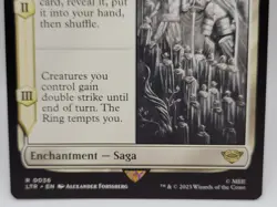 War of the Last Alliance NM LOTR Tales of Middle-earth 036 Rare Saga MTG - Image 3