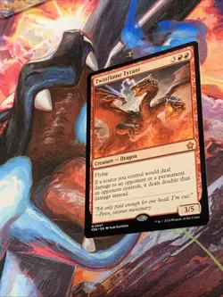 MTG Magic: The Gathering Foundations TWINFLAME TYRANT Mythic Rare MTG Mint - Image 2