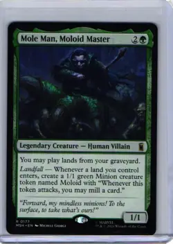 Mole Man, Moloid Master Marvel Super Heroes Regular NM MTG - Image 1