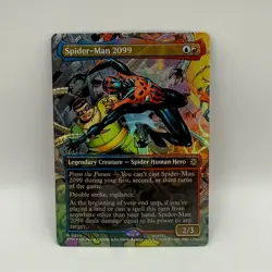 Magic The Gathering Spider-Man 2099 Marvel SPM Foil Borderless 0205 MTG - Image 2