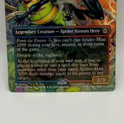 Magic The Gathering Spider-Man 2099 Marvel SPM Foil Borderless 0205 MTG - Image 3