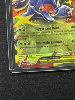 Pokemon Mega Heracross EX Phantasmal Flames 004/094 Double Rare Holo 280 HP - Image 5