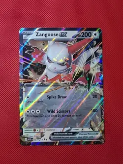 Zangoose ex 167/217 Double Rare Holo Pokemon TCG Ascended Heroes NM - Image 1