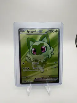 Pokemon Sprigatito ex 251/217 ASC Full Art Holo Rare Grass Basic Card - Image 1