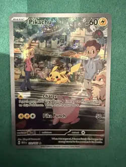 Pikachu 173/165 Pokemon TCG Scarlet Violet - 151 Illustration Rare English NM - Image 1
