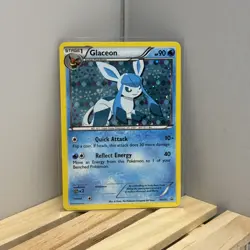 2013 Pokemon BW Black Star Promo Glaceon BW90 Holo Rare Eeveelution - Image 1
