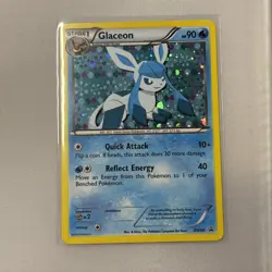2013 Pokemon BW Black Star Promo Glaceon BW90 Holo Rare Eeveelution - Image 2