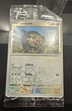 Lechonk (Pokemon Center Exclusive) 154/198 Scarlet & Violet (SEALED) - Image 1