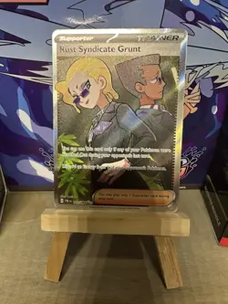 Rust Syndicate Grunt 112/084 Ultra Rare Pokemon Pitch Black ME05 NM English - Image 1