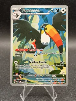 Pokemon TCG- Toucannon - 094/084 - ME05: Pitch Black (ME05) Illustration Rare NM - Image 1