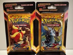 2014 Pokemon XY Flashfire Booster Blister Pack Set Of 4 Full Pack Art Set NEW - Image 2