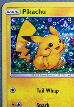 Moderately Played - Pokemon TCG 2017 Pikachu SM86 Sun & Moon Promo Bubble Holo - Image 2