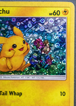 Moderately Played - Pokemon TCG 2017 Pikachu SM86 Sun & Moon Promo Bubble Holo - Image 3