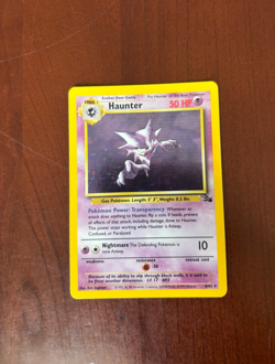 Pokemon Haunter 6/62 Fossil Holo Vintage - Image 1