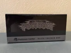 Pitch Black Pokemon Center Elite Trainer Box ETB - Damaged Seal - Image 5