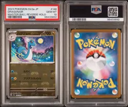 Pokemon 151 - Dragonair REVERSE HOLO MASTERBALL - PSA 10 - 148/165 - Image 3