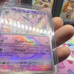 Pokemon Espeon Rare Holo Master Ball Pattern 033/131 SV Prismatic Evol EN 110HP - Image 2