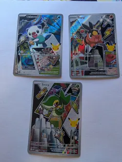 Pokemon TCG First Partner Illustration Collection Series 2 Unova GEN 5 Set of 3 - Image 1
