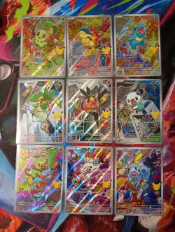 Pokemon First Partner Illustration Collection Series 2 Complete Set Of 9 Cards - Image 1