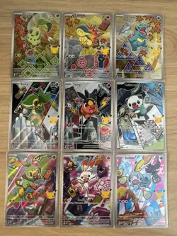 Pokemon TCG First Partner Illustration Collection Series 2 - Full Set Of 9 - Image 1