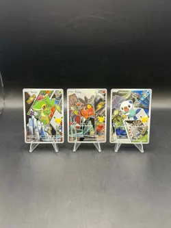 Pokemon TCG First Partner Illustration Collection Series 2 Unova GEN 5 Set of 3 - Image 1