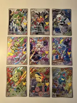 Pokemon TCG First Partner Illustration Collection Series 2 - Full Set Of 9 - Image 1