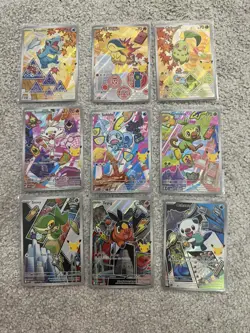 Pokemon First Partner Illustration Collection Series 2 - Full Set Of 9 - Image 1