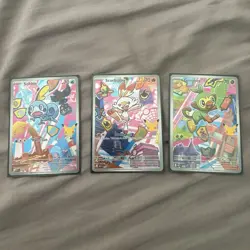Pokemon first partner illustration collection series 2 set of 3 - Image 1