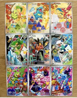 Pokemon First Partner Illustration Collection Series 2 - Full Set Of 9 - Image 1