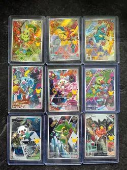 Pokemon First Partner Illustration Collection Series 2 - Full Set Of 9 - Image 1
