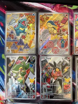 Pokemon First Partner Illustration Collection Series 2 - Full Set Of 9 MINT - Image 2