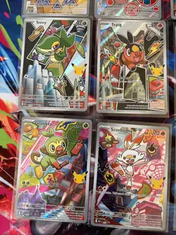 Pokemon First Partner Illustration Collection Series 2 - Full Set Of 9 MINT - Image 4