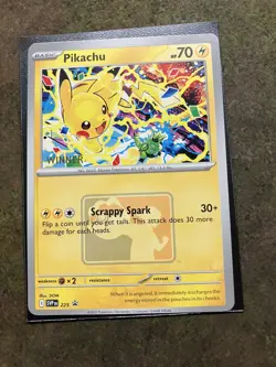 Pikachu “Winner” Promo 2025 World Championships SVP EN 225 Pokemon Worlds NEW - Image 1