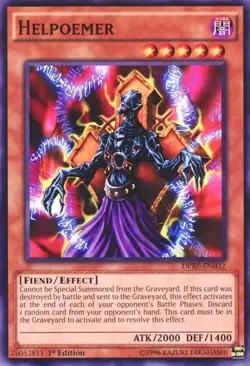 Helpoemer DPRP-EN032 Duelist Pack: Rivals of the Pharaoh Yu-Gi-Oh 1st Edition NM - Image 1